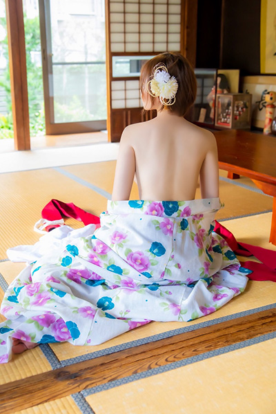金瓶梅　柚香さま　浴衣 (4)